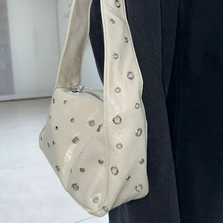 eyelet hobo bag