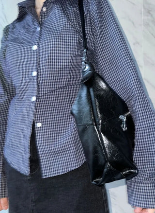 Double zipper shoulder