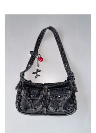 Denim Pocket Mini Bag