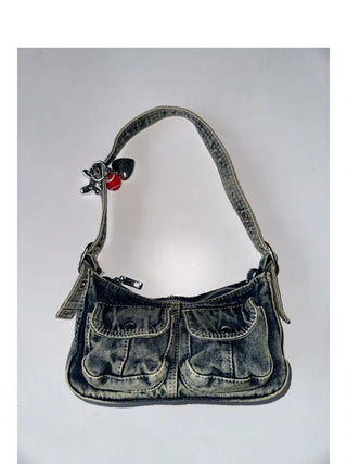Denim Pocket Mini Bag