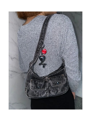 Denim Pocket Mini Bag