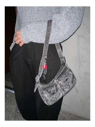 Denim Pocket Mini Bag