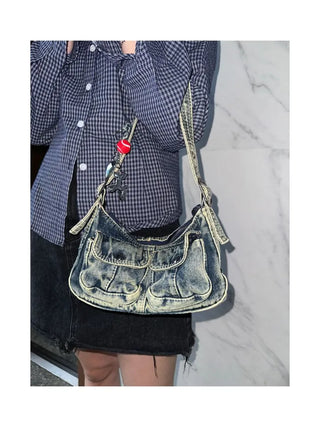 Denim Pocket Mini Bag