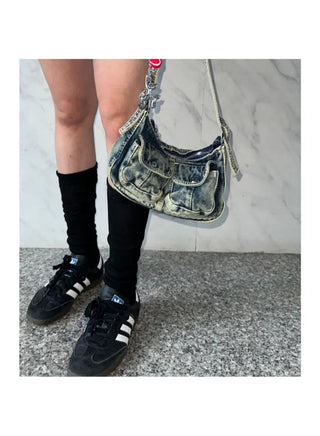 Denim Pocket Mini Bag