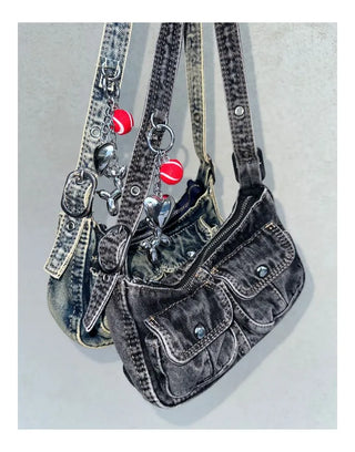Denim Pocket Mini Bag