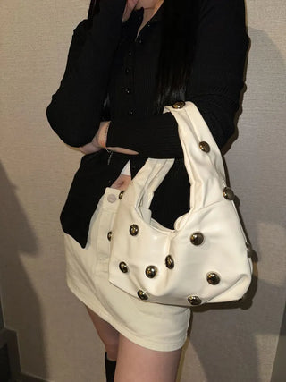 Duillet Mini Eyelet Leather Bag / Duillet Mini Leather Bag