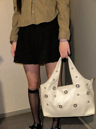 Square stud bag