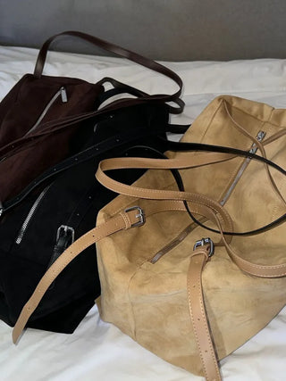 3col suede vane bag