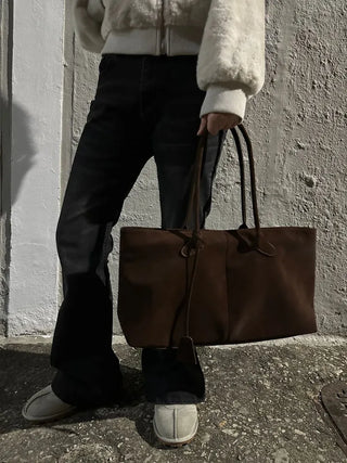 Dunbar Suede Square Bag