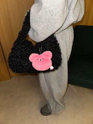 Bay Teddy Mini Tote Bag +Keychain Set