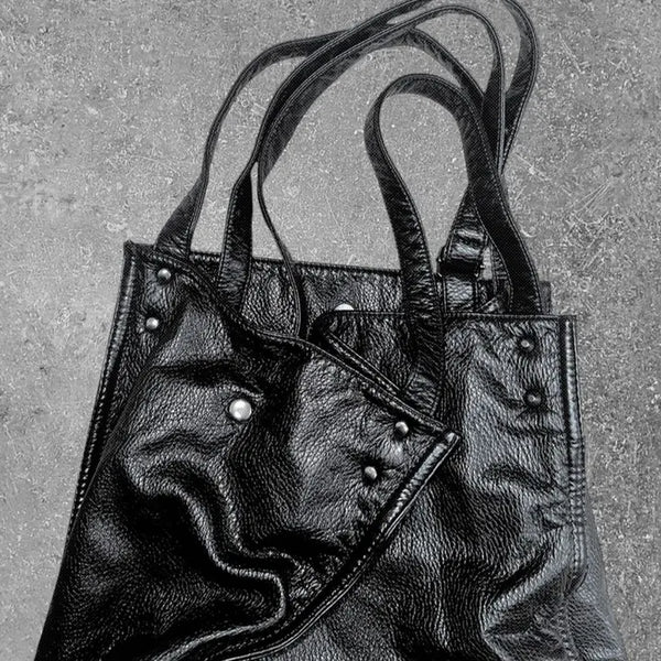 Greek Leather Shoulder Bag