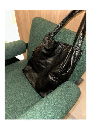 Greek Leather Shoulder Bag