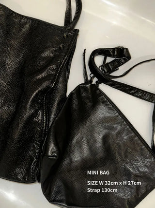 Greek Leather Shoulder Bag