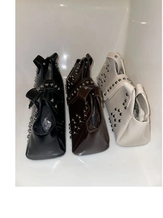 Western Studded Leather Shoulder Bag