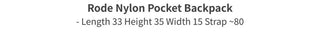 Rode Nylon Pocket Big Backpack_Rode Nylon Pocket Backpack