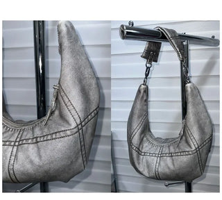 Graypip Crack Leather Vintage Shoulder Bag