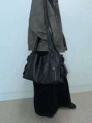 Oa Big Leather Shoulder Bag