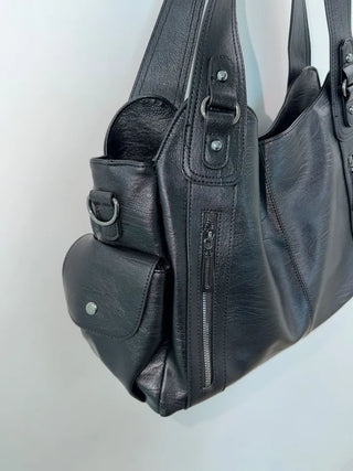Oa Big Leather Shoulder Bag