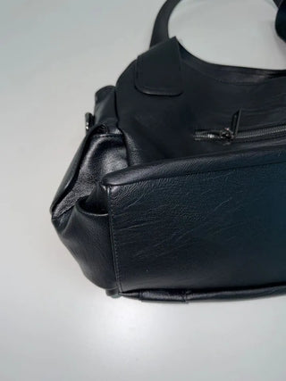 Oa Big Leather Shoulder Bag