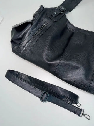 Oa Big Leather Shoulder Bag