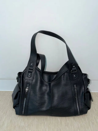 Oa Big Leather Shoulder Bag