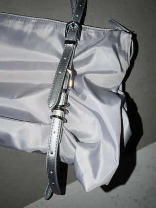 Dav Nylon Belt Shirring Shoulder Bag