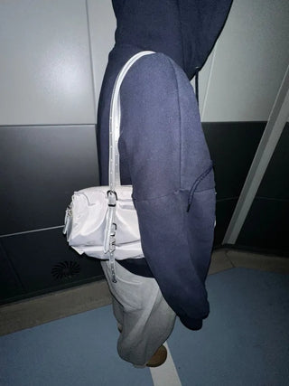 Dav Nylon Belt Shirring Shoulder Bag