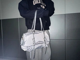 Dav Nylon Belt Shirring Shoulder Bag