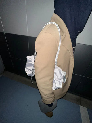 Dav Nylon Belt Shirring Shoulder Bag