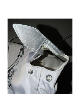 Dav Nylon Belt Shirring Shoulder Bag