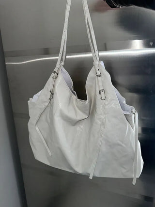 Orb Leather Belt Strap Big Shoulder Bag