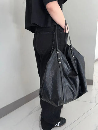 Orb Leather Belt Strap Big Shoulder Bag