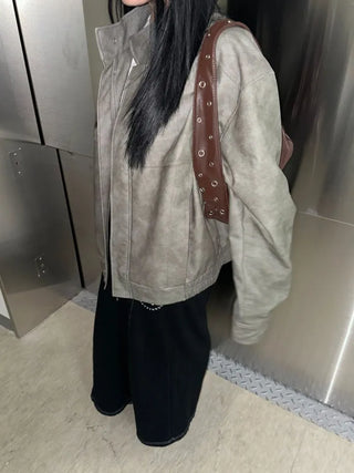 Duf Eyelet Square Tote Bag