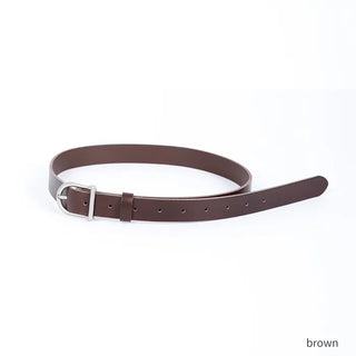 basic leather belt