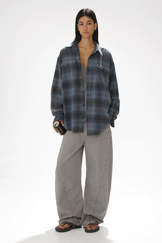 MASONPRINCE Washed Plaid Shirt