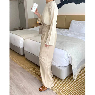 wave boat neck knit