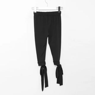 Ribbon biker shorts