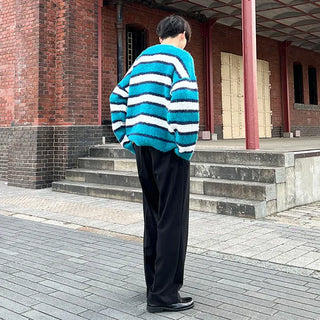 Boucle U-neck knit