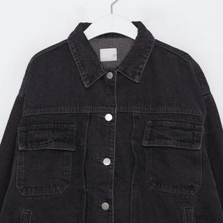 Oversized denim jacket