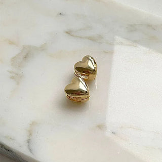 Big heart earrings