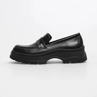 Platform penny loafers