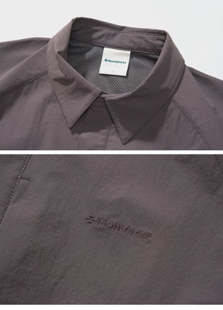 [Monterest] Quick-Dry Relaxed Fit Collared Shirt