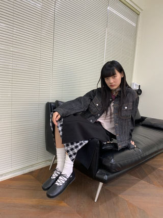 NEVERSEEZ Raw Denim Jacket