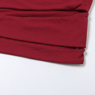 One shoulder irregular hollow out crop cut out top