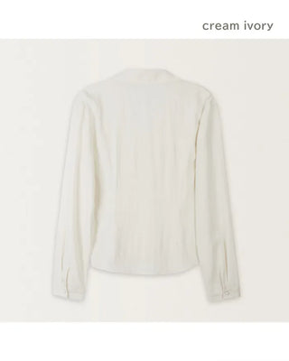 Strap button blouse