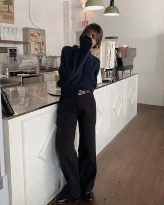 Soft color cardigan