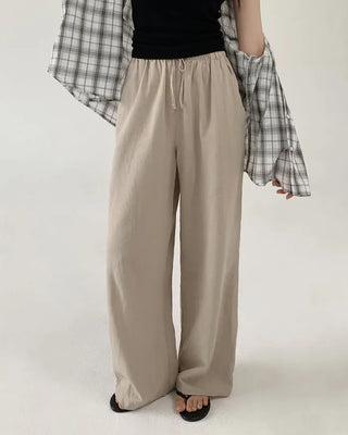 Wood Linen Wide Pants - 6 Colors