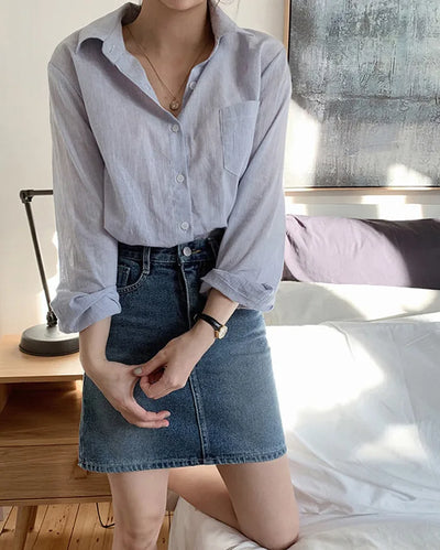 Denim skirt - 2 colors