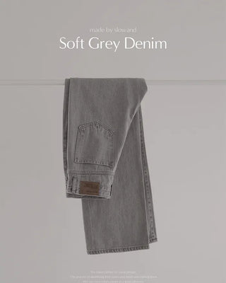 (basic/long) Straight denim pants - 4 sizes