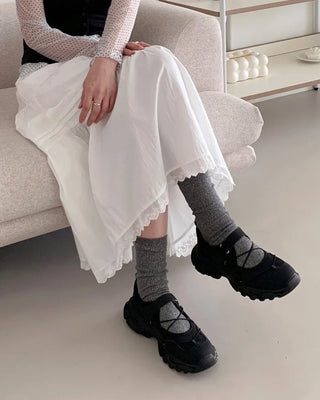 Mary Jane chunky sole sneakers
